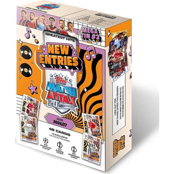 Fotbalové karty Topps Match Attax UCC 2026/27 - Mega Tin - Futbalové karty - Obrázok d_ff227678819843ea861da892beabee24