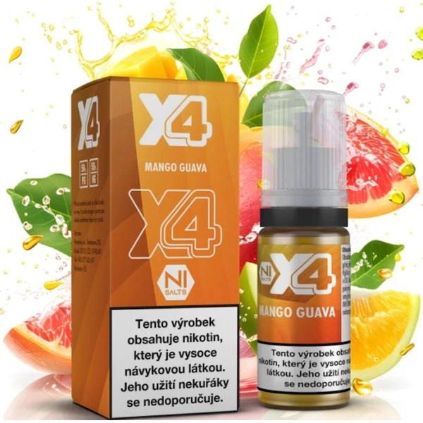 Liquid X4 Bar Juice Mango a guava 10ml (20mg) - E-liquidy - Hlavný obrázok