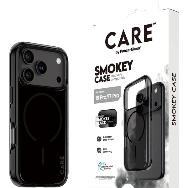 PanzerGlass CARE Smokey MagSafe kryt Apple iPhone 18 Pro/17 Pro kouřový/černý - Puzdra - Hlavný obrázok
