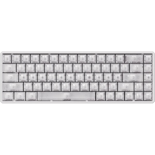 E-shop Akko MOD68 HE Akko AstroAim herná klávesnica (US) mrazivá biela