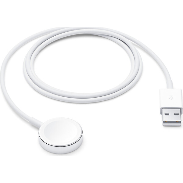 E-shop Apple Watch USB-A magnetický napájací kábel 1m biely