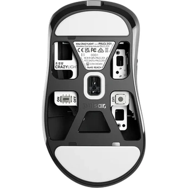 Pulsar Xlite CrazyLight Medium Jet Black - Myši - Obrázok d_ffda5359312e43b1bfbf46db6016c678