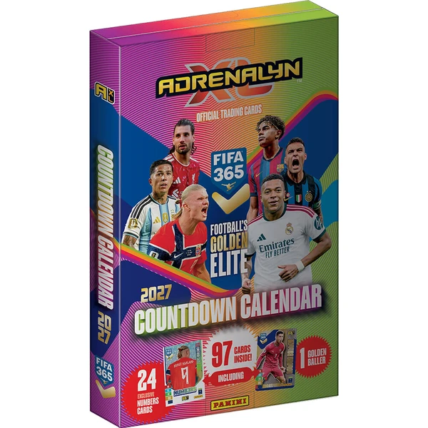 PANINI FIFA 365 2026/2027 ADRENALYN adventní kalendář - Futbalové karty - Hlavný obrázok