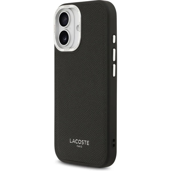 Lacoste PU Leather Champs Elysees MagSafe kryt iPhone 17 čierny - Puzdra - Obrázok da321e7b87e640bbba9e40127d352426