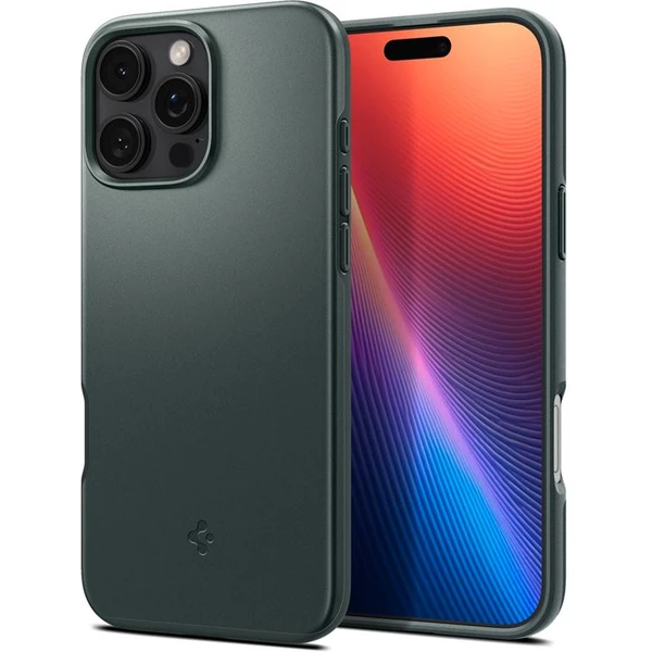 Spigen Thin Fit MagSafe kryt iPhone 16 Pro Max abyss green - Puzdra - Hlavný obrázok