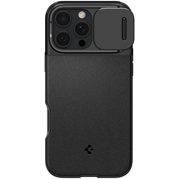 Spigen Optik Armor MagSafe kryt iPhone 16 Pro black - Puzdra - Obrázok da3c68d46157477d8f5c23a1191e14cf