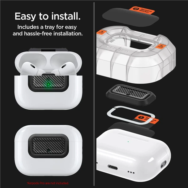 Spigen Lock Fit M puzdro AirPods Pro (2nd/1st Gen) karbón - Puzdra - Obrázok da4aaf8440844756ad3015ee94958752