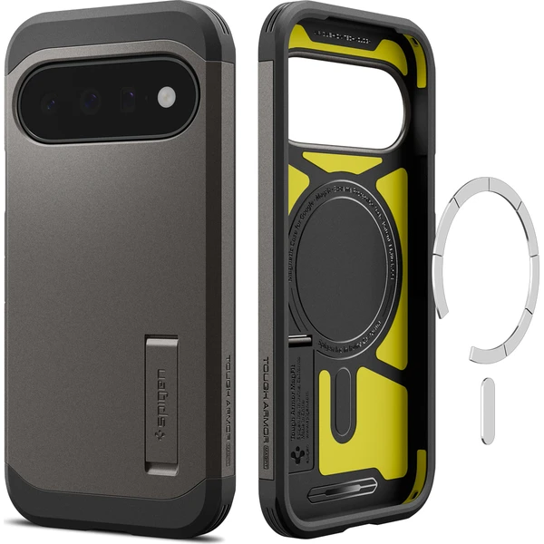 Spigen Tough Armor MagSafe, gunmetal - Google Pixel 11 - Puzdra - Hlavný obrázok