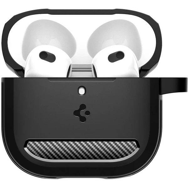 Spigen Rugged Armor puzdro AirPods 4 matne čierne - Puzdra - Obrázok dad5fda989e54ec999a9164fa4391122