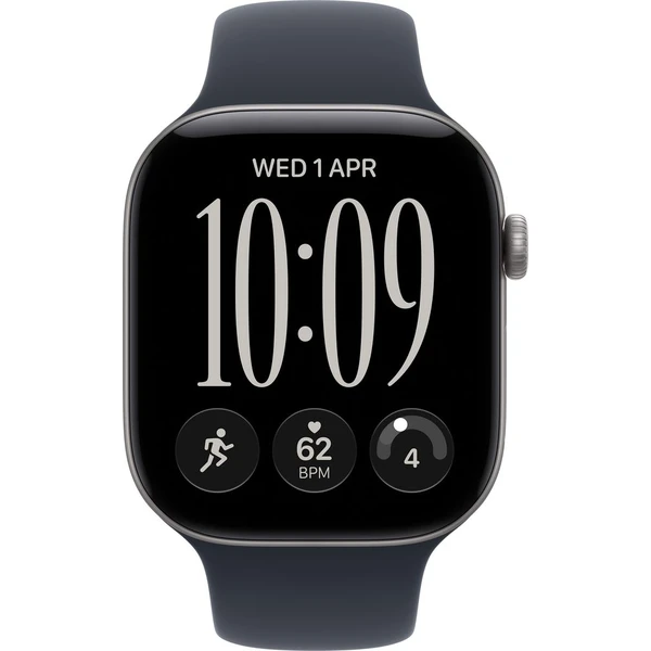Apple Watch Series 12 (46mm) Vesmírně šedý hliník s námořnicky modrým sportovním řemínkem M/L - Inteligentné hodinky - Obrázok dae4da99bfcd423e97132157b13b01f3