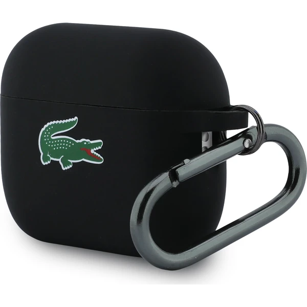 Lacoste Liquid Silicone Croc Logo puzdro AirPods Pro 3 čierne - Puzdra - Obrázok daf6d58df0de4fc28a3838a00a969558