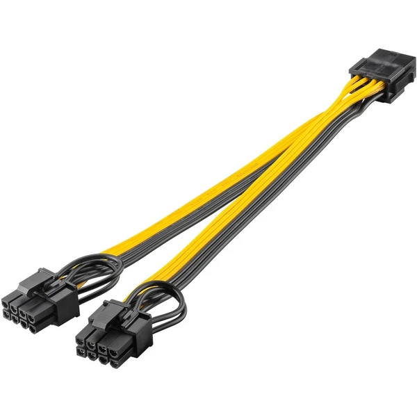 PremiumCord napájací kábel pre PCIe karty - Káble a redukcie - Obrázok daf8034f43014e69bd83ae94ae3eb926