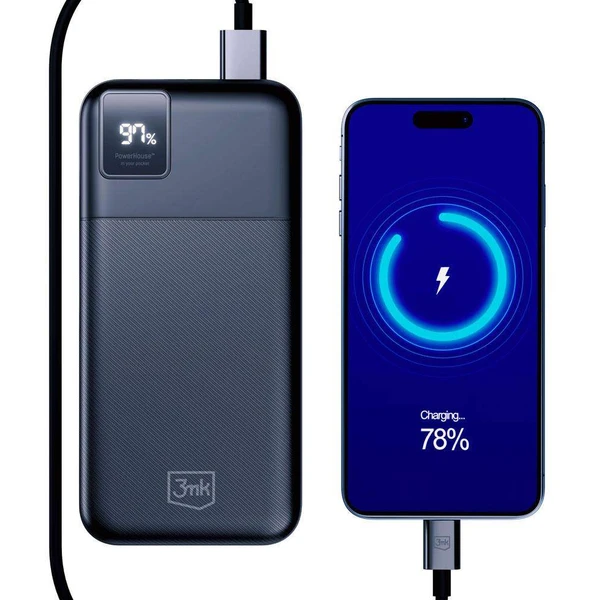 3mk PowerHouse powerbanka 20000 mAh čierna - Powerbanky - Obrázok db12abe104df4d8aa63dc4c2b111ddec