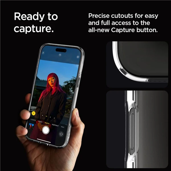 Spigen Ultra Hybrid kryt iPhone 16 Pro Max crystal clear - Puzdra - Obrázok db3651ac35ff44e0842c8c6013b640bb