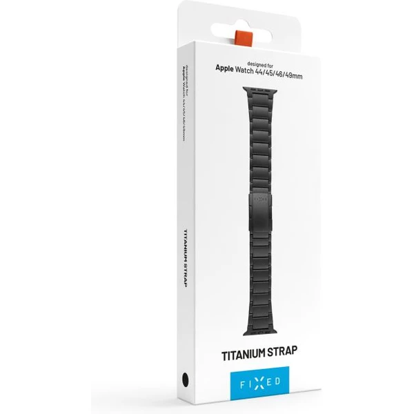 FIXED Titanium Strap titánový remienok Apple Watch 44/45/46/49mm, čierny - Remienky - Obrázok dbc4c2332385449bab0d05ca5efbbc41