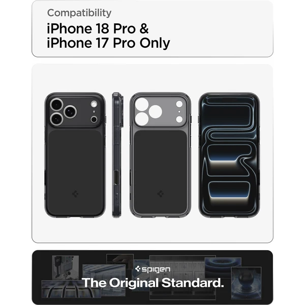 Spigen Ultra Hybrid T MagSafe kryt iPhone 18 Pro/17 Pro matná čierna - Puzdra - Obrázok dbc90cf05d5b4f8c86eacfff997c9a4c