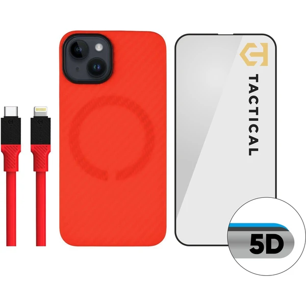 Tactical Red Limited Edition Combo pre Apple iPhone 14 červené - Puzdra - Hlavný obrázok