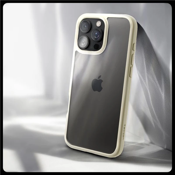 Spigen Crystal Hybrid kryt iPhone 16 Pro Max mute beige - Puzdra - Obrázok dbe3ff5b8855403aa038241c09d1a258