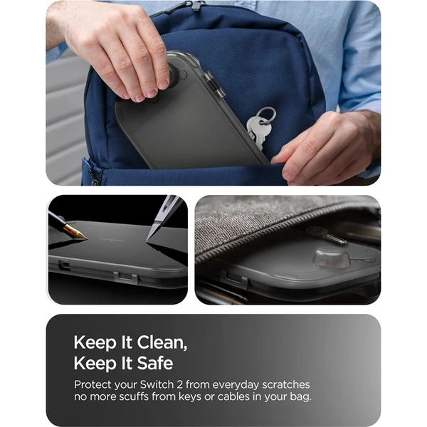Spigen Thin Fit 360 puzdro pre Nintendo Switch 2 čierne - Puzdra - Obrázok dc055dd4a0e649e384d2d4eb234eb708