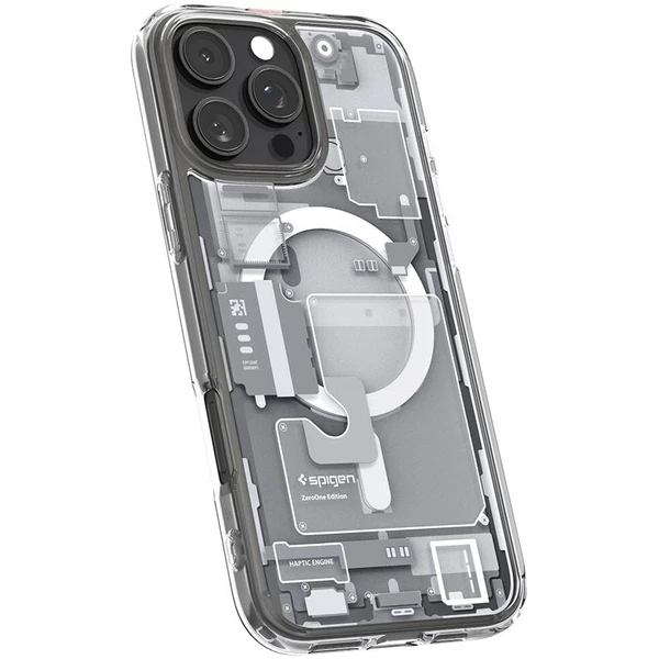 Spigen Ultra Hybrid MagSafe kryt iPhone 16 Pro Max zero one white - Puzdra - Obrázok dc287b2164a64ce2a27275f5800c9555