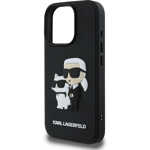 Karl Lagerfeld PU Saffiano Karl and Choupette kryt pre iPhone 16 Pro Max čierny - Puzdra - Obrázok dc45ae3c78254eb2bcb7c5fe798a52cd