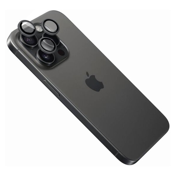 E-shop FIXED Camera Glass ochranné sklá Apple iPhone 16 Pro/16 Pro Max čierna