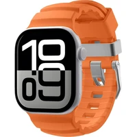 Spigen silikónový remienok Apple Watch 49/46/45/44mm oranžový - Remienky