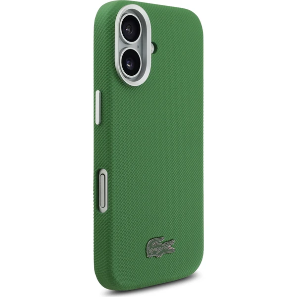 Lacoste Iconic Petit Pique Metal MagSafe kryt iPhone 17 zelený - Puzdra - Obrázok dc90992a1fe34feeb44baf1922006735