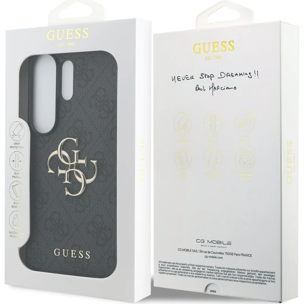 Guess PU 4G Metal Logo kryt Samsung Galaxy S26 Ultra šedý - Puzdra - Obrázok dcac986cfee043b988d5273ff2f0e64e