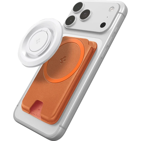 Spigen Valentinus MagFit+ MagSafe Wallet 3 Card peňaženka metallic orange - Peňaženky - Obrázok dcb7d86bc2614f91accb410426c6a21a