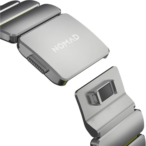 Nomad Stratos Band FKM remienok Apple Watch 45/46/49mm Natural Titanium/Volt - Remienky - Obrázok dccc7921a1294ad6a444cc0de4173b7c