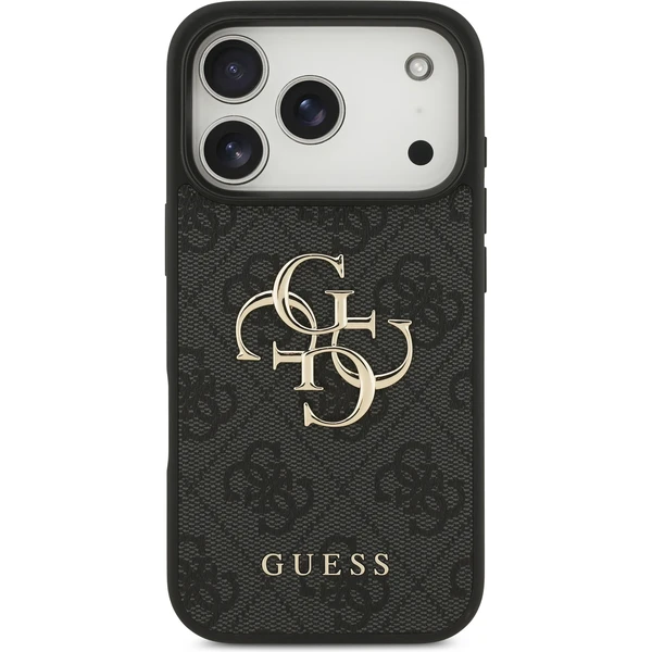 Guess PU 4G Metal Logo kryt iPhone 17 Pro sivý - Puzdra - Obrázok dce60231975f44a6af8c2aba4f432e57