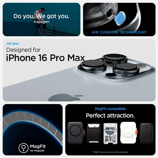 Spigen Ultra Hybrid T MagSafe kryt iPhone 16 Pro Max čierny - Puzdra - Obrázok dceadd29828140c6bf1b57ce7bedb9a3
