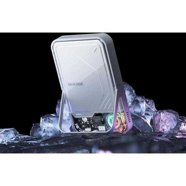 SHARGE IceMag 2 Qi2/MagSafe powerbanka s aktívnym chladením sivá - Powerbanky - Obrázok dceb150233904c188c78665cbf9363ab