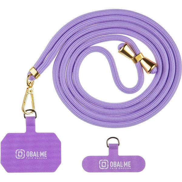 OBAL:ME NeckTag Allure popruh na telefón fialový - Popruhy a crossbody - Hlavný obrázok