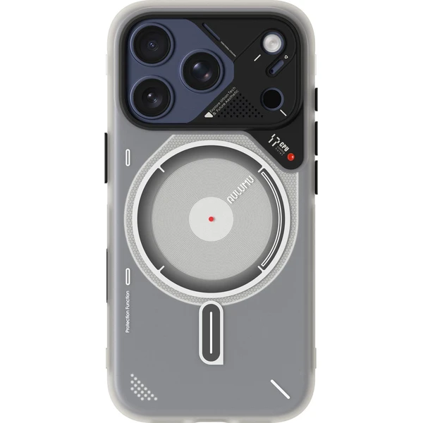 Aulumu A17 Frosted TPU MagSafe kryt iPhone 17 Pro Max priehľadná biela - Puzdra - Obrázok dd29d8997ec34cdfafe72c6bfcedee4c