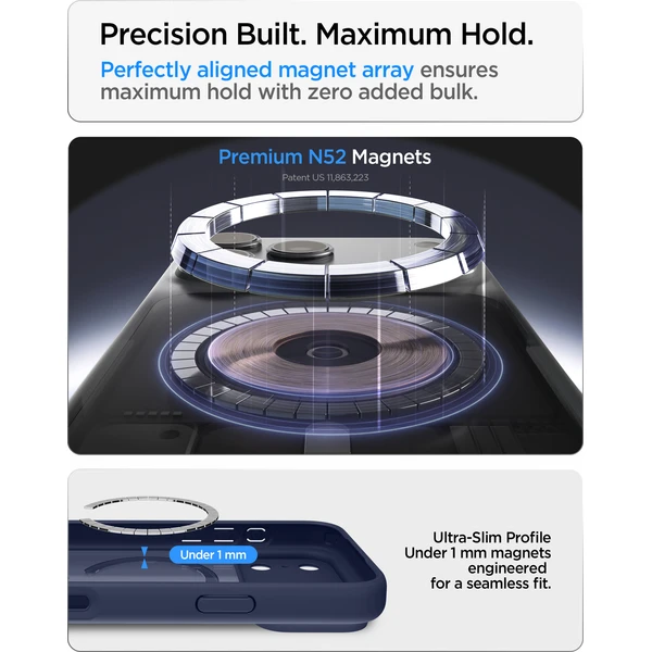 Spigen Ultra Hybrid MagSafe kryt iPhone 18 Pro/17 Pro frost deep blue - Puzdra - Obrázok dd3b38a86a6c43b7a329edf13efb204e