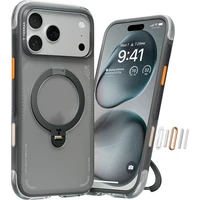 Torras Ostand Q3 Air MagSafe kryt iPhone 17 Pro shadow black - Puzdra