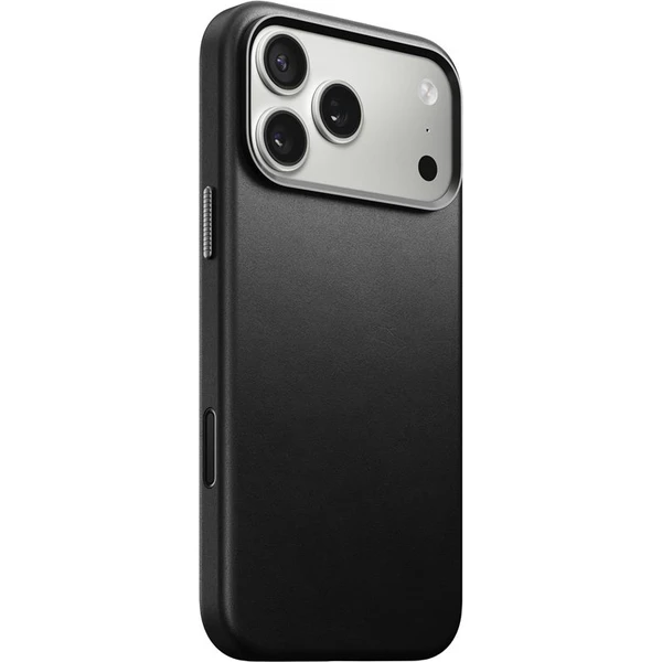 Nomad Traditional Leather Case MagSafe kožený kryt iPhone 17 Pro Max Black - Puzdra - Hlavný obrázok