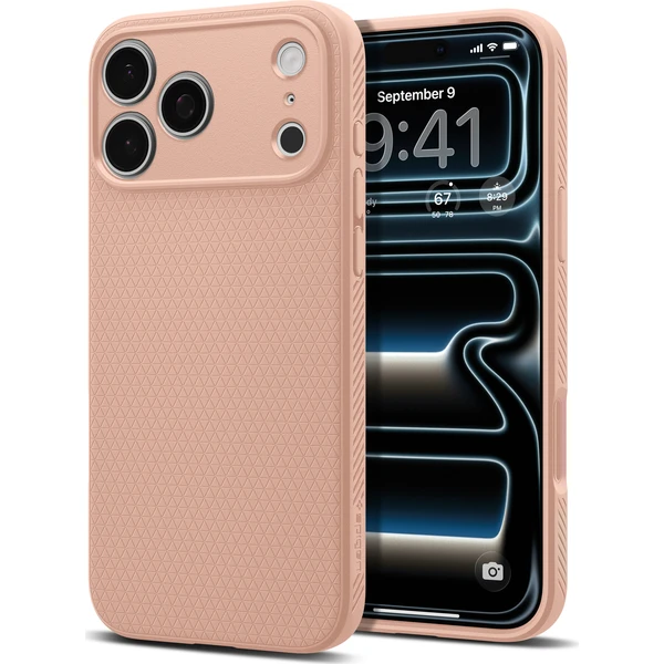 Spigen Liquid Air kryt iPhone 18 Pro Max/17 Pro Max ružové titánové - Puzdra - Hlavný obrázok
