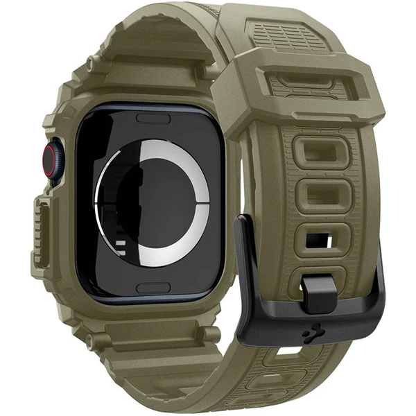 Spigen Rugged Armor Pro remienok s puzdrom Apple Watch 10/11 (46mm) zelený - Remienky - Obrázok dd5d47909d5848a39855b91d7fbd7122