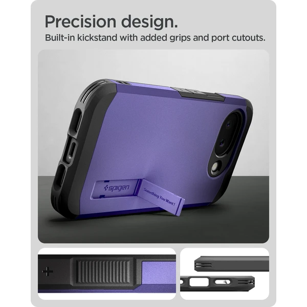 Spigen Tough Armor MagSafe kryt Google Pixel 10a ash violet - Puzdra - Obrázok dd758c41ac7d4adeb400c24e16d6d678
