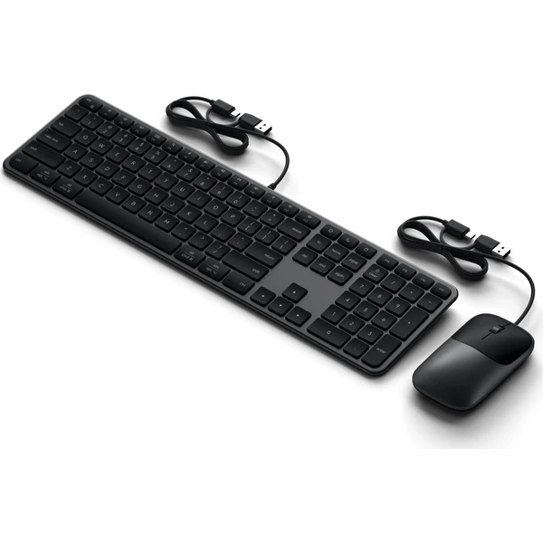 Satechi Slim CLX3 Wired Combo (Keyboard and Mouse) - US English - Space Black - Klávesnicové sety - Obrázok dd7776a834a945c19474cd7099143b65
