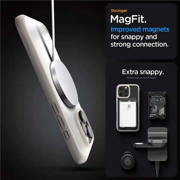 Spigen Ultra Hybrid MagSafe kryt iPhone 16 Pro Max frost natural titanium - Puzdra - Obrázok dd97dcf2d44c4c93950ad0ac6801aaa4