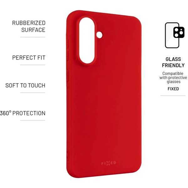 FIXED Story silikónový kryt Samsung Galaxy A56 5G červený - Puzdra - Obrázok dd996106eb8743f1bd34f91908dfc555