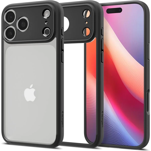 Spigen Ultra Hybrid kryt iPhone 17 Pro matte black - Puzdra - Hlavný obrázok