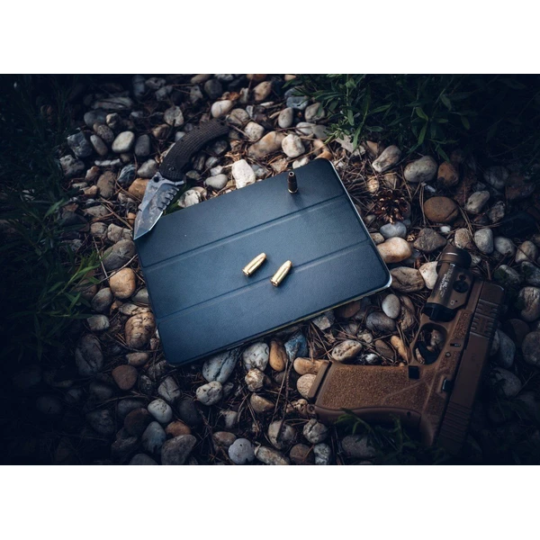 Tactical Book Tri Fold Puzdro pre Lenovo Tab M11/M11 LTE (TB-330FU/TB-330XU) Black - Puzdra - Obrázok dda10f14f41e4e6d82f1bfc6ef44f924
