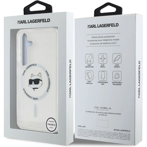 Karl Lagerfeld IML Chúpette Head MagSafe kryt Samsung Galaxy S25+ číry - Puzdra - Obrázok dda60e38aabf464f98e20495e28007ec
