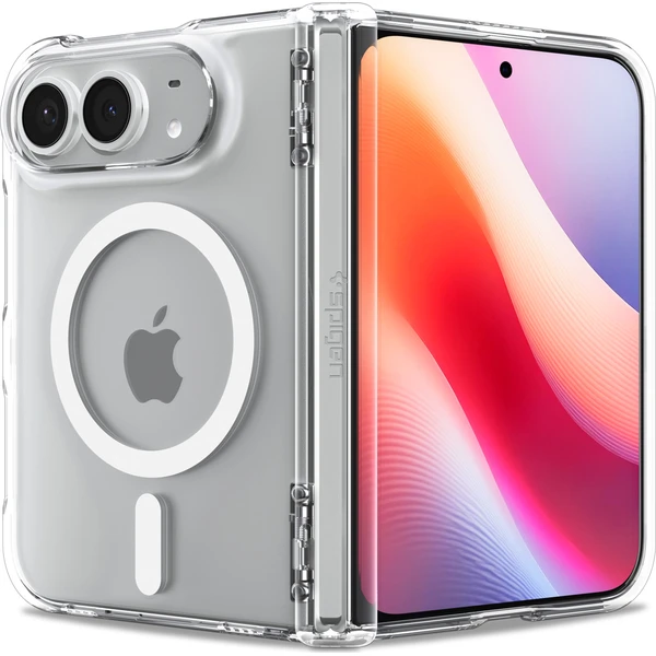 Spigen Ultra Hybrid Pro MagSafe kryt iPhone 18 Fold clear white - Puzdra - Obrázok ddd064ad944148cdbbf955d1711a3c8c