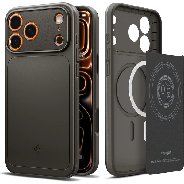 Spigen Thin Fit MagSafe kryt iPhone 18 Pro Max/17 Pro Max gunmetal - Puzdra - Obrázok ddd21bce004944f7a0fe668a8b6754c1